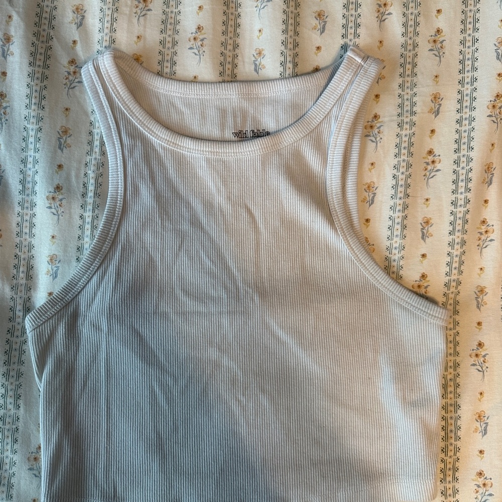 Wild Fable Women's White Tank Top